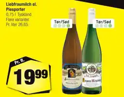 Calle Dr. Zenzen Liebfraumilch el. Piesporter tilbud