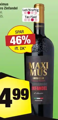 Calle Maximus Zinfandel tilbud