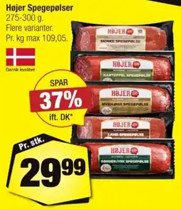 Calle Højer Spegepølser tilbud