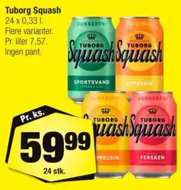 Calle Tuborg Squash tilbud