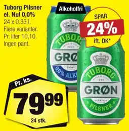 Calle Tuborg Grøn tilbud