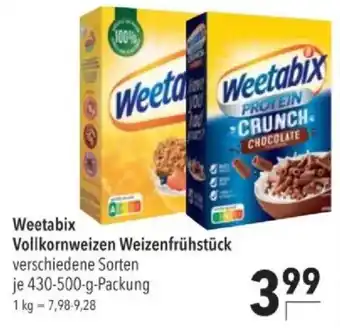 Weetabix Vollkornweizen Weizenfrühstück