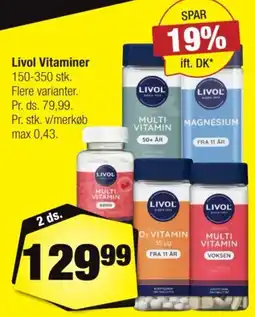 Calle Livol vitaminer tilbud