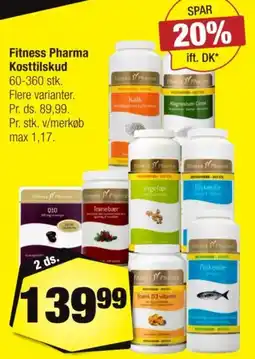 Calle Fitness Pharma Kosttilskud tilbud