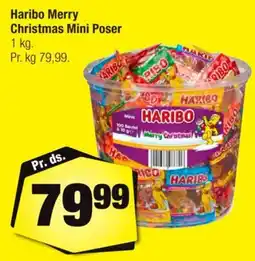 Calle Haribo merry christmas mini poser tilbud