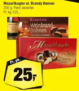Calle Mozartkugler el. Brandy Bønner tilbud