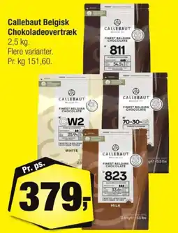 Calle Callebaut Chokoladeovertræk tilbud