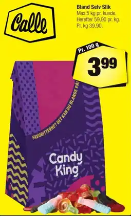 Calle Calle Candy King tilbud