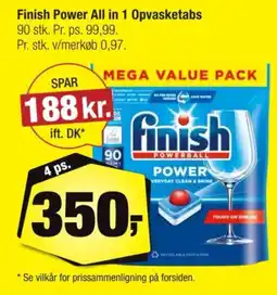 Calle Finish Power All in 1 Opvasketabs tilbud