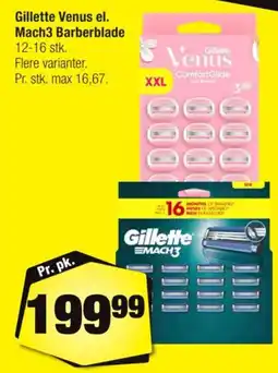 Calle Gillette Venus el. Mach3 Barberblade tilbud