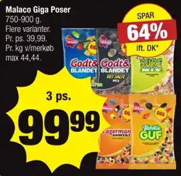 Calle Malaco Giga Poser tilbud