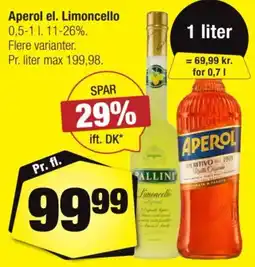 Calle Aperol el. Limoncello tilbud