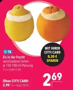 Citti TK Eis in der Frucht tilbud