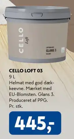 Davidsen CELLO LOFT 03 tilbud
