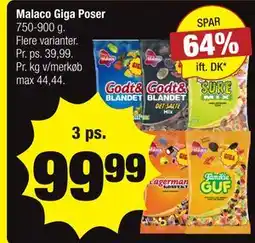 Calle Malaco Giga Poser tilbud