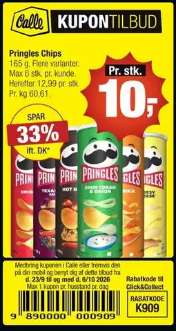 Calle Pringles Chips tilbud