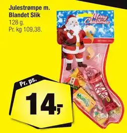 Calle Julestrømpe m. Blandet Slik tilbud