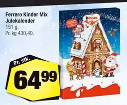 Calle Ferrero Kinder Mix Julekalender tilbud