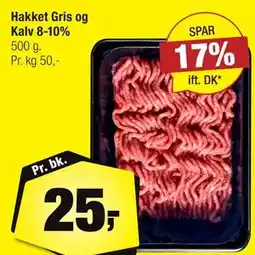 Calle Hakket Gris og Kalv 8-10% tilbud