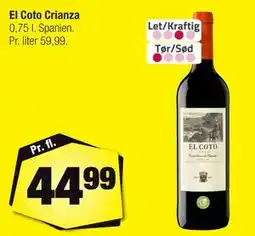 Calle El Coto Crianza tilbud