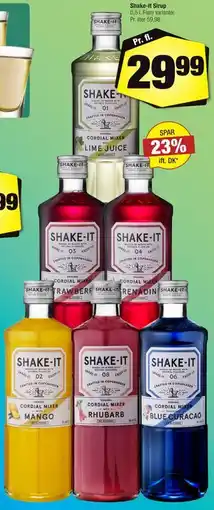 Calle Shake-It Sirup tilbud