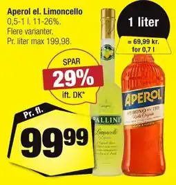 Calle Aperol el. Limoncello tilbud