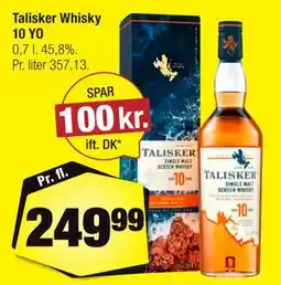Calle Talisker Whisky 10 YO tilbud