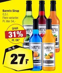Calle Barm!x Sirup tilbud