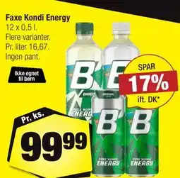 Calle Faxe Kondi Energy tilbud