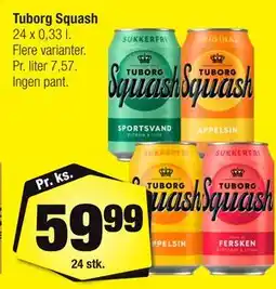Calle Tuborg Squash tilbud