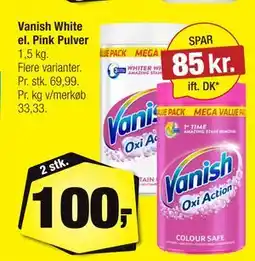 Calle Vanish White el. Pink Pulver tilbud