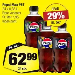 Calle Pepsi Max PET tilbud