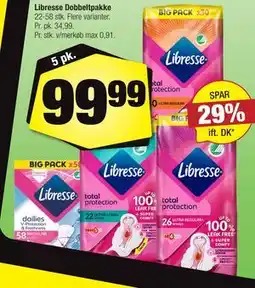 Calle Libresse Dobbeltpakke tilbud