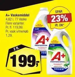 Calle A+ Vaskemiddel tilbud