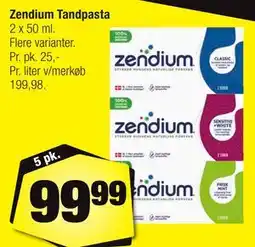 Calle Zendium Tandpasta tilbud