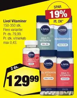 Calle Livol Vitaminer tilbud