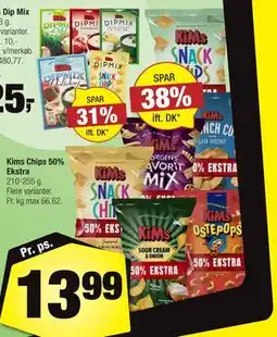 Calle Kims Chips 50% Ekstra tilbud