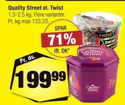 Calle Quality Street el. Twist tilbud