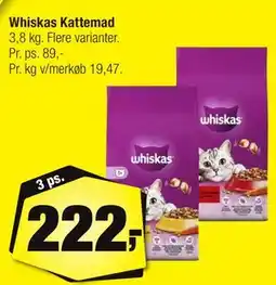 Calle Whiskas Kattemad tilbud