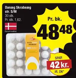 Calle Danæg Skrabeæg str. S/M tilbud