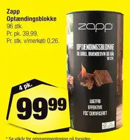 Calle Zapp Optændingsblokke tilbud