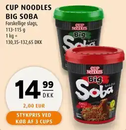 Scandinavian Park CUP NOODLES BIG SOBA tilbud