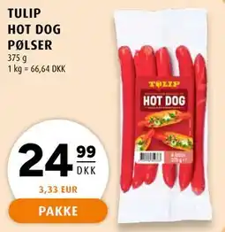 Scandinavian Park TULIP HOT DOG PØLSER tilbud