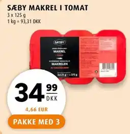 Scandinavian Park SÆBY MAKREL I TOMAT tilbud