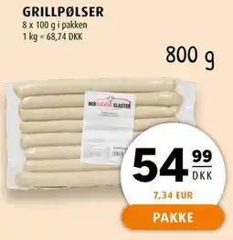 Scandinavian Park GRILLPØLSER tilbud