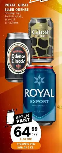 Scandinavian Park ROYAL, GIRAF ELLER ODENSE tilbud