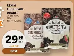 Scandinavian Park REXIM CHOKOLADE-DRÅBER tilbud