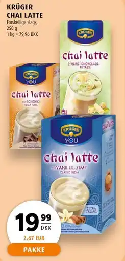 Scandinavian Park KRÜGER CHAI LATTE tilbud