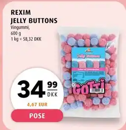 Scandinavian Park REXIM JELLY BUTTONS tilbud