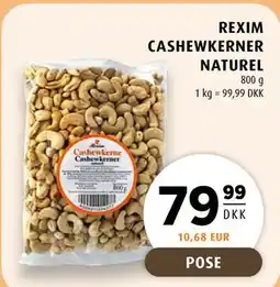 Scandinavian Park REXIM CASHEWKERNER NATUREL tilbud